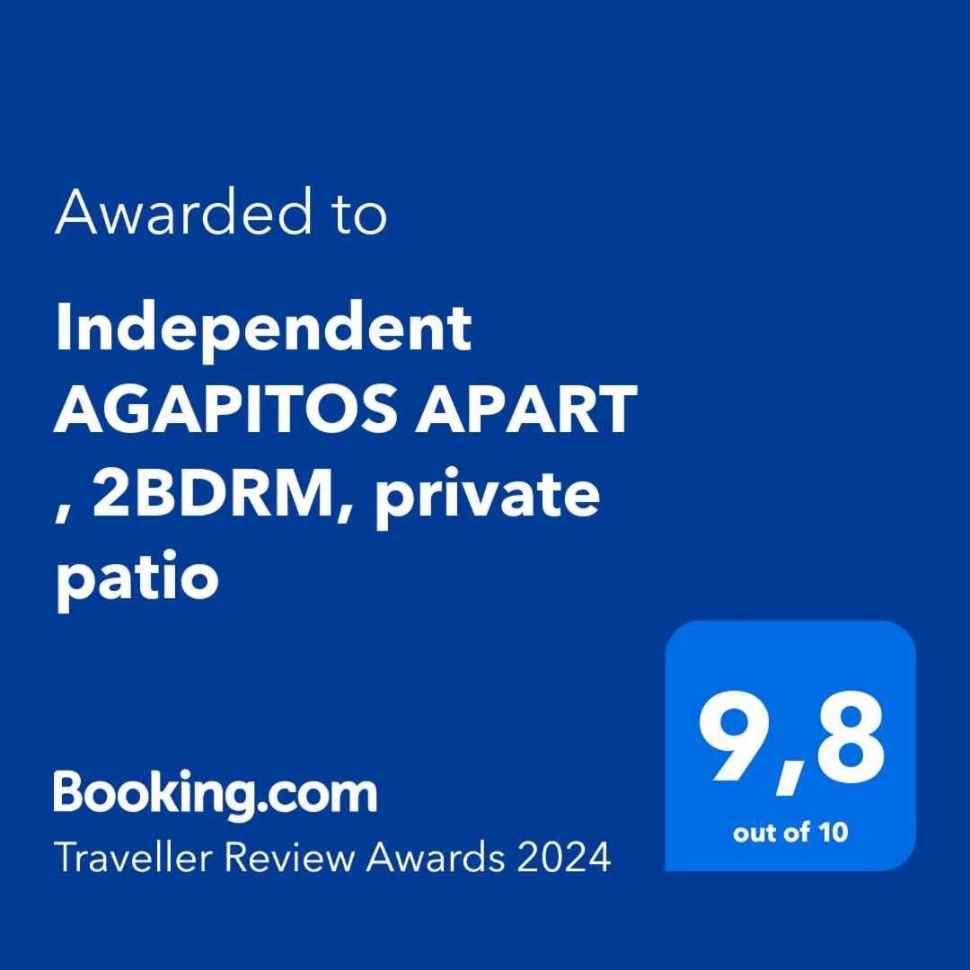 Independent Agapitos Apart , 2Bdrm, Private Patio Naxos City Екстериор снимка